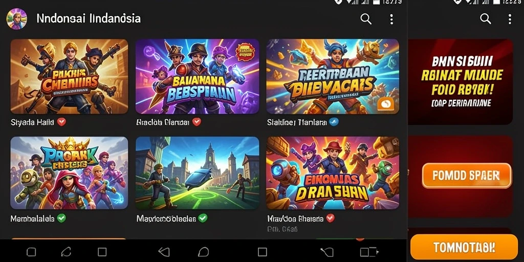 Tampilan layar utama dengan pilihan taruhan yang jelas.
