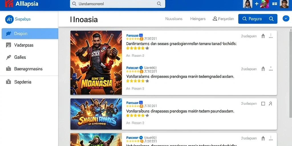 Screenshot menunjukkan antarmuka utama GIM777 yang menarik.