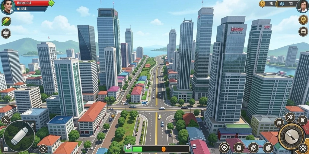 Tampilan utama aplikasi dengan desain yang menarik.