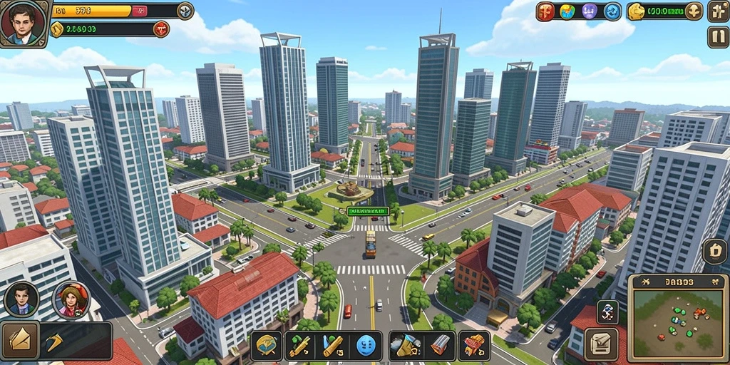 Tampilan antarmuka game yang menarik dan intuitif.